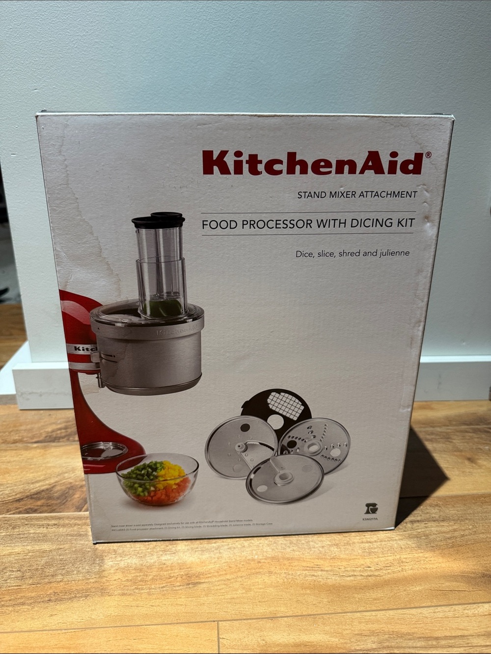 KitchenAid Silver Food Processor Stand Mixer Attachment